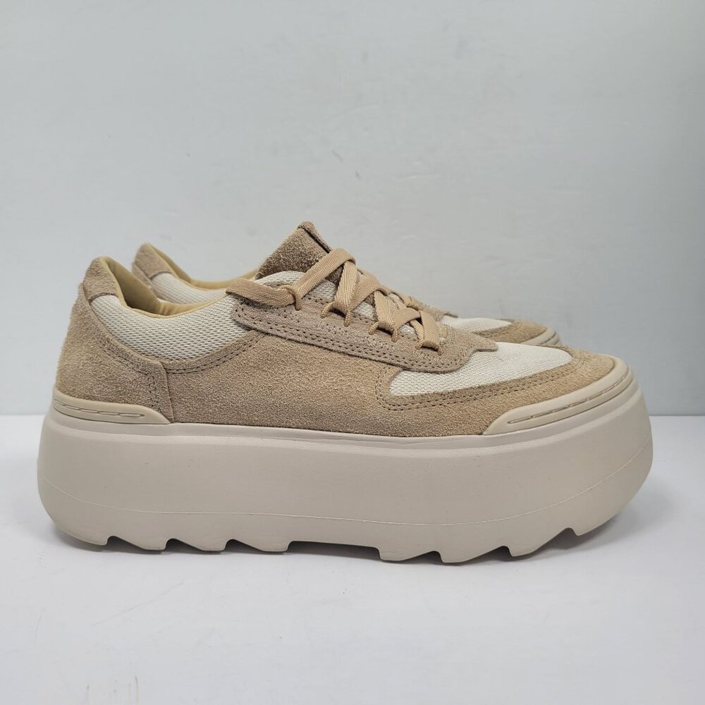 UGG Marin Mega Lace Women's Sand Platform Sneakers S/N 1130788 US Size 9